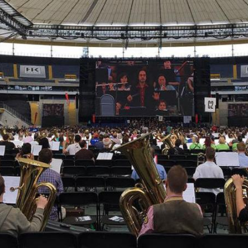 World's biggest orchestra Frankfurt