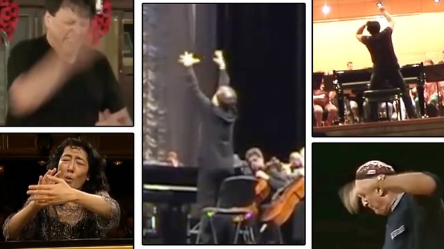 When pianists try to conduct