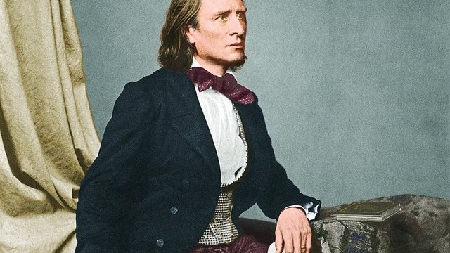 Franz Liszt in colour